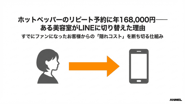 ホットペッパーのリピート予約に年168,000円——ある美容室がLINEに切り替えた理由